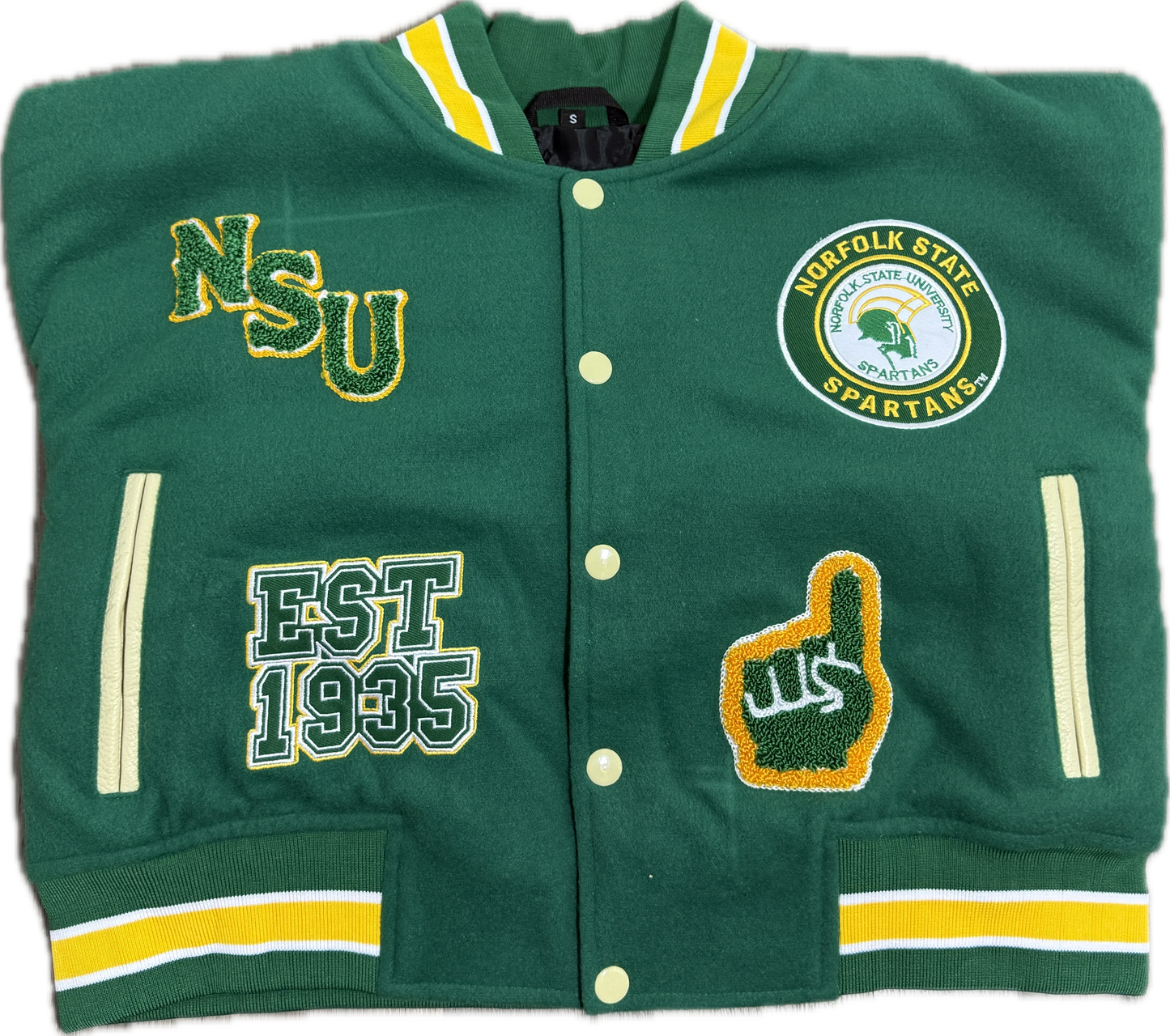 Norfolk State University Cropped Letterman
