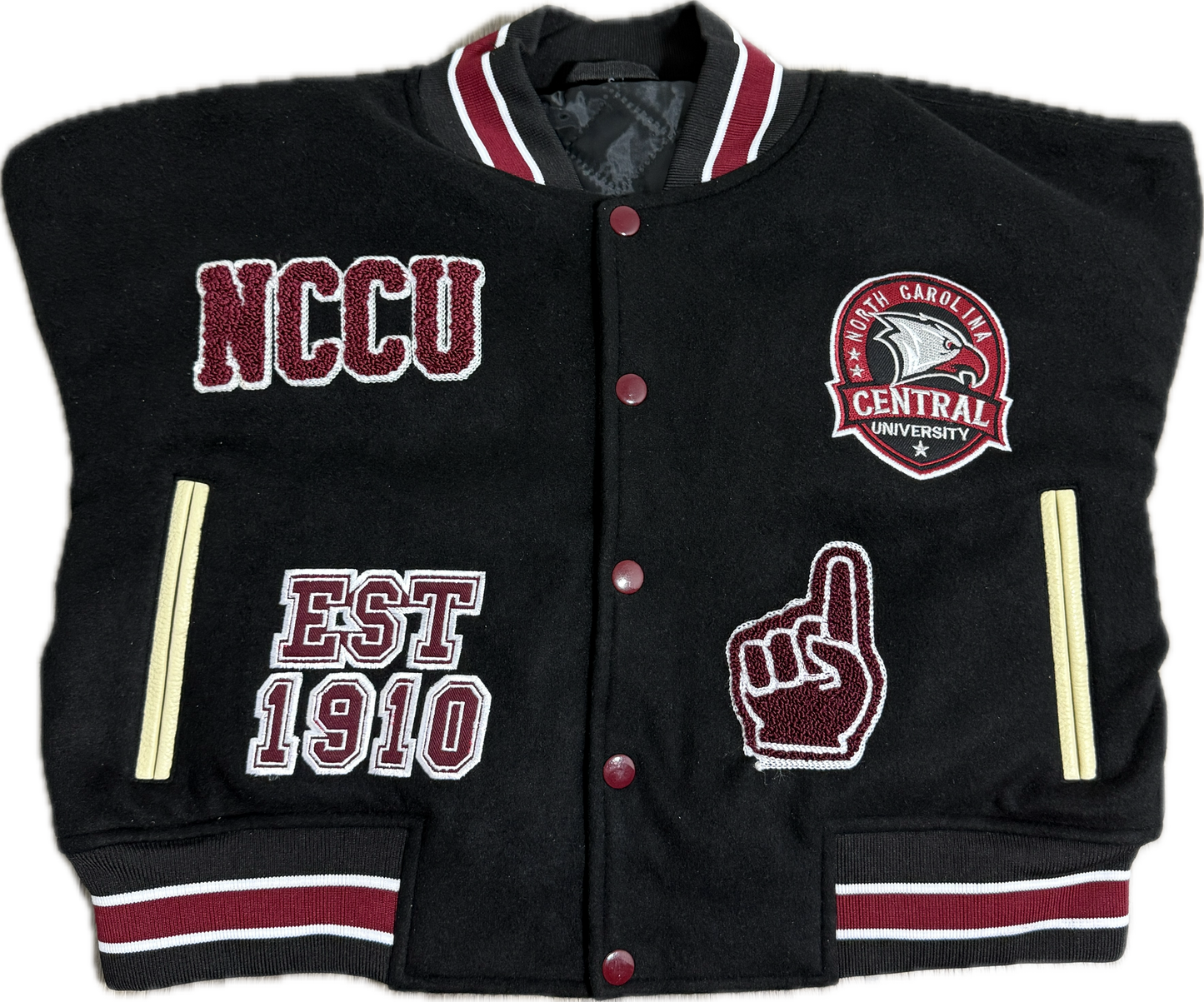 North Carolina Central University Cropped Letterman