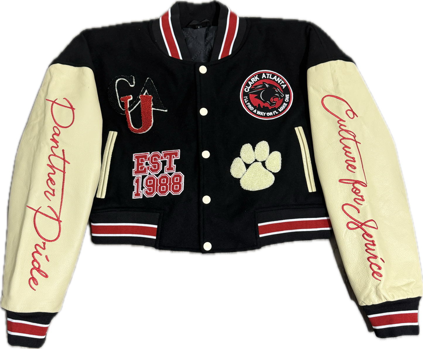 Clark Atlanta University Cropped Letterman