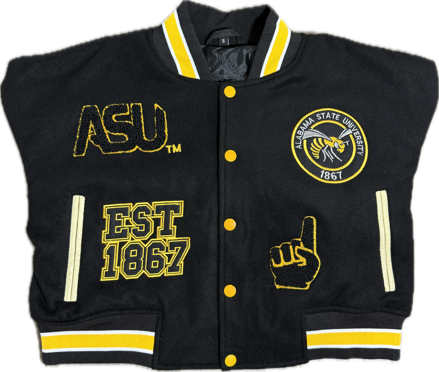 Alabama State University Cropped Letterman