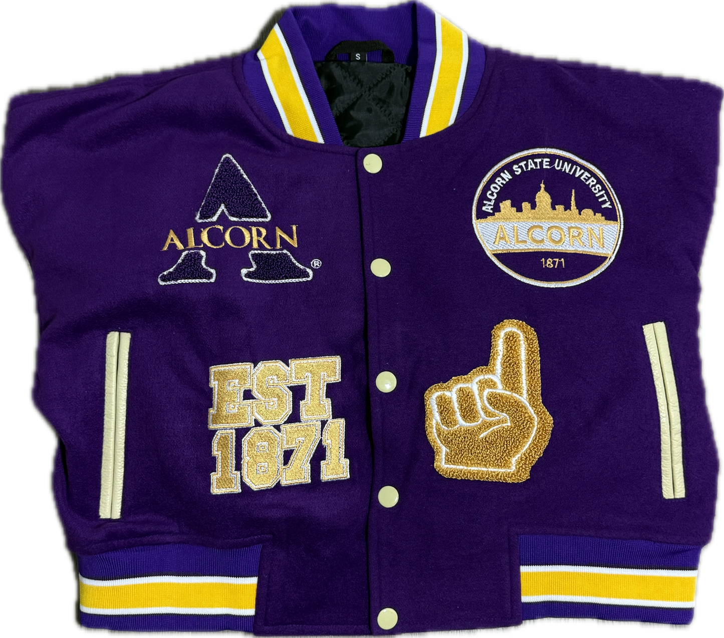 Alcorn State University Cropped Letterman