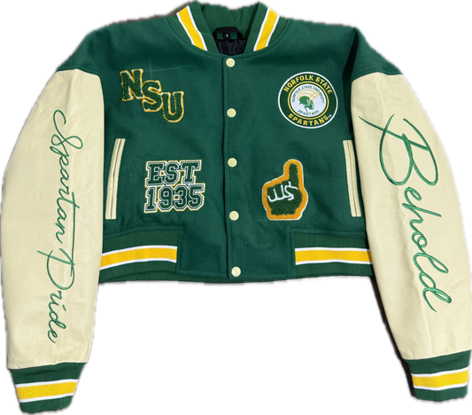 Norfolk State University Cropped Letterman
