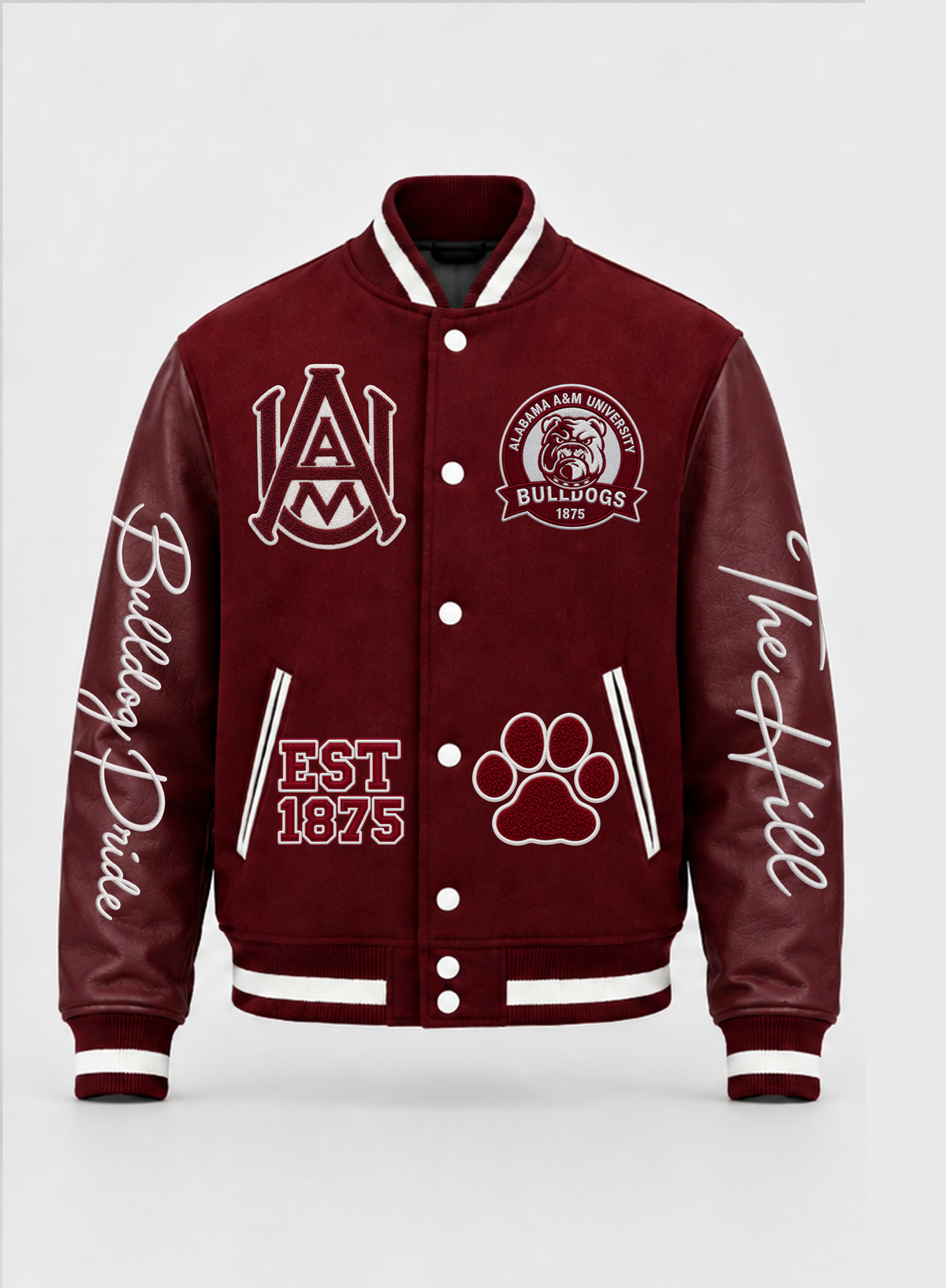 Alabama A&M University Full-Size Letterman (Alternate)