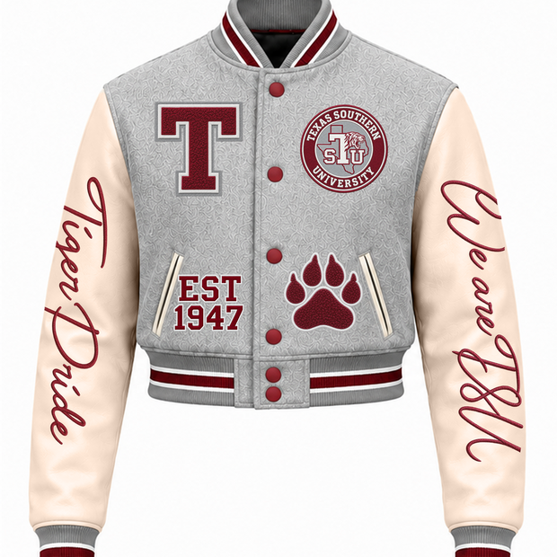 Texas Southern University Cropped Letterman