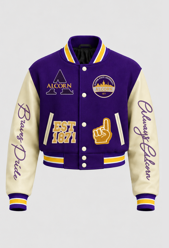 Alcorn State University Cropped Letterman