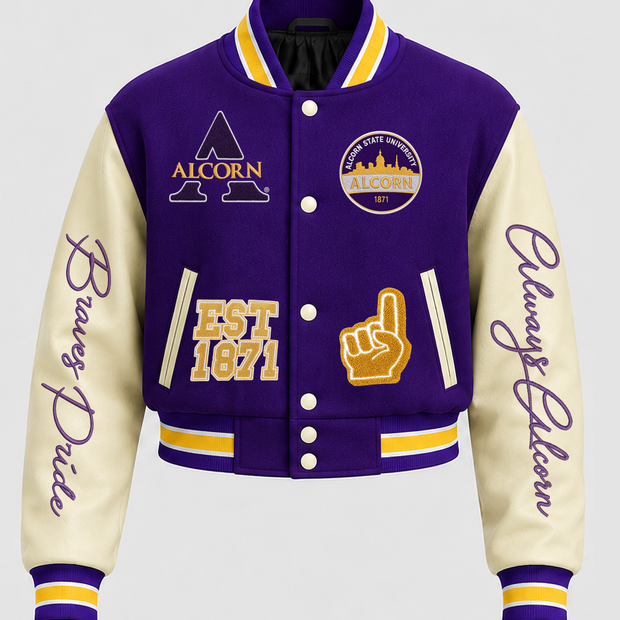 Alcorn State University Cropped Letterman