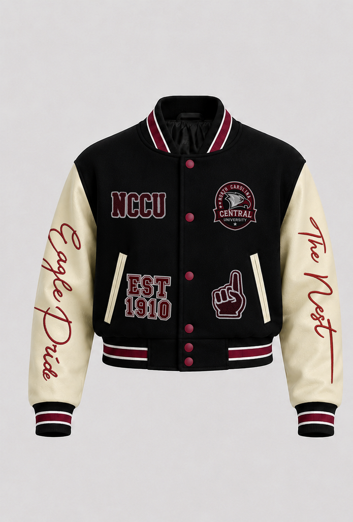 North Carolina Central University Cropped Letterman