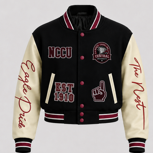 North Carolina Central University Cropped Letterman