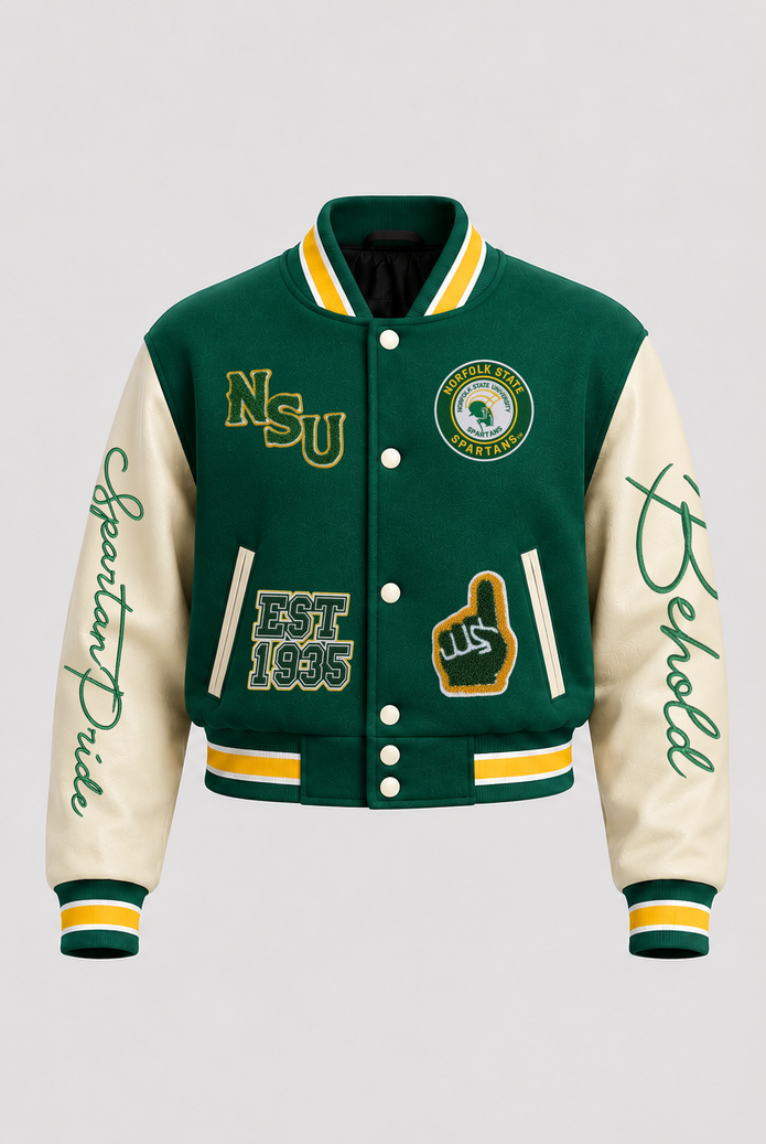 Norfolk State University Cropped Letterman
