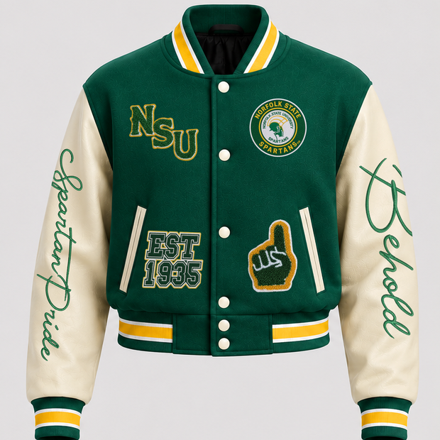 Norfolk State University Cropped Letterman