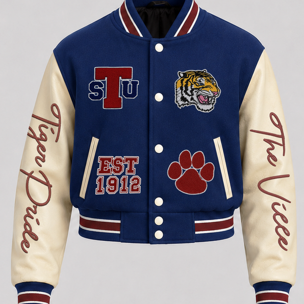 TSU Cropped Letterman
