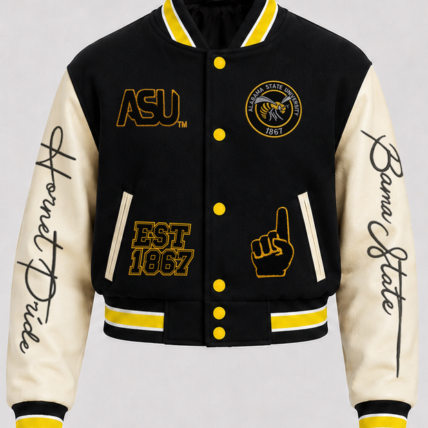 Alabama State University Cropped Letterman