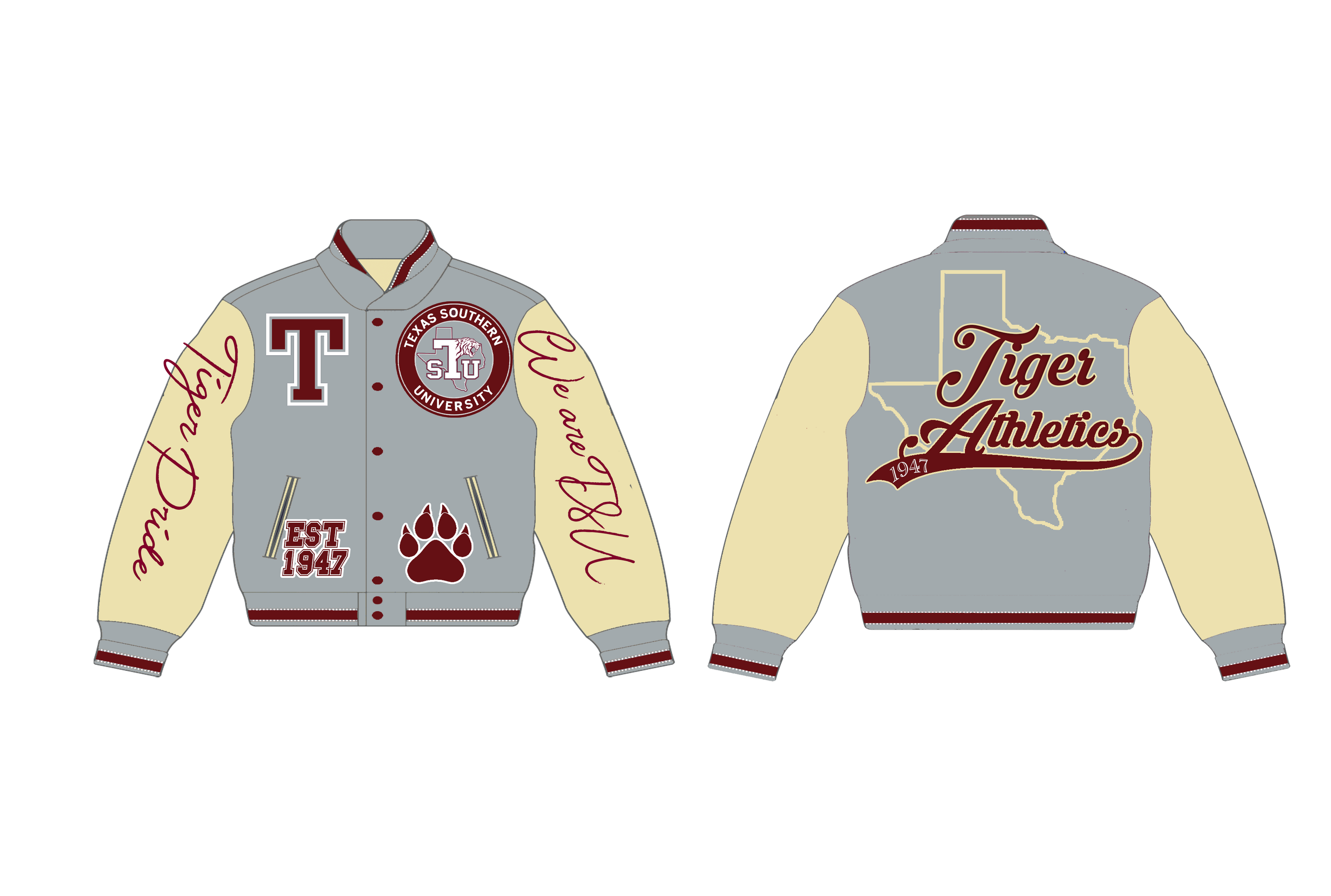 Texas Southern University Full-Size Letterman